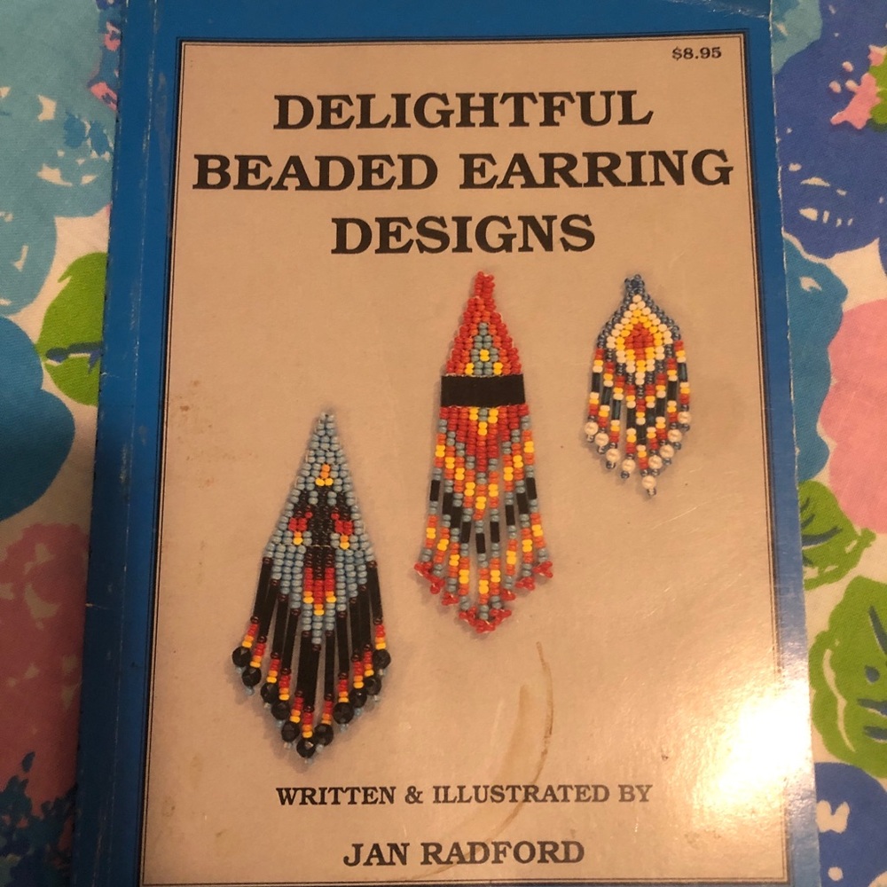 Vintage Beaded Earrings Instructional Book